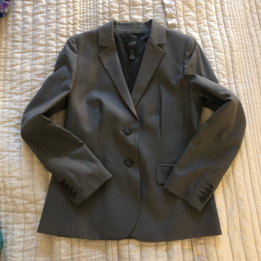 J. Crew Two Button Blazer in Super 120’s Wool